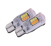 WBFLZTYOP T10/T15 Motorcycle Turn Signal Light Motorcycle Bicolor -brightness Clearance Lamp Motorcycle Brake LED Bulb Tail Lights Turn Signals
