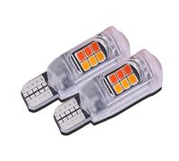 WBFLZTYOP T10/T15 Motorcycle Turn Signal Light Motorcycle Bicolor -brightness Clearance Lamp Motorcycle Brake LED Bulb Tail Lights Turn Signals