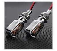 WBFLZTYOP Universal 12V Flashing Turn Signals Mini Motorcycle LED Lights Rear Blinker Indicator Tail Light For Ho&nda For B&M&W For Ya&maha Turn Signals