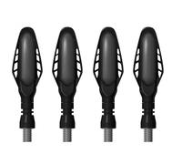 WBFLZTYOP Universal Led Motorcycle Directional Indicators Turn Signals Stop Signal Light Flashing Rear Tail Brake Flasher Light DRL Lamp Turn Signals