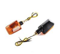 WBFLZTYOP Universal Motorcycle 8mm Turn Signals Blinker Amber Indicator Lights Sport Bike Street Bike Offroad Flashing Motorcycle Led Turn Signals