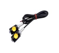WBFLZTYOP Universal Motorcycle LED Eagle Eye Shape Mini License Plate Light Turn Signal Turn Indicator Tail Rear Light Brake Fog Lamp Bulb Turn Signals