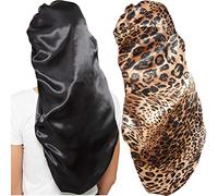 Wbfwbb Satin Bonnet - Women & Children - Black+Leopard - Beanie - Bonnet - Satin