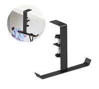 Wbgraceful Portable Purse Hook for Table - Foldable Handbag Hanger, Desk or Tabletop Bag Holder(Black)