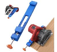 Wbgraceful Professional Adjustable Circular Saw Base & Edge Guide - Precision Milling Clamp for Woodworking, Cutting & DIY Projects.
