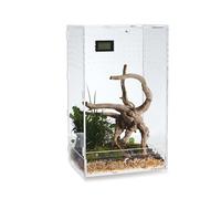 WBHONGHUI Acrylic Clear Reptile Habitat Enclosure Terrarium with Latch ，Perfect for Amphibians and Invertebrates Such as Spiders, Frogs, etc (Vertical Large)