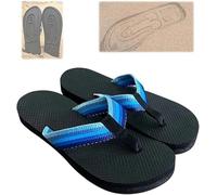Wbietu Hidden Penis Flops, Parody Creative Penis Slippers, Funny Novelty Men's Summer Beach Anti-slip Sandals, Men's Beach Sandals (Blue, Adult, Men, 11, Numeric, UK Footwear Size System, Medium)