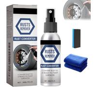 Wbietu Rust Remover for Metal, Metal Rust Remover, Multipurpose Rust Remover Spray, Fast-Acting Rust Remover, Iron Stain Cleaner, Anti Rusts Iron Out Spray, for Metal, Tools, Cars, Chains (1 Pcs)