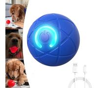 Wbietu Shaky Ball Toy for Dogs, Shaking Dog Ball, Vibrating Ball for Dogs, Automatic Moving Dog Toy Ball, Interactive Dog Ball, Shakyball Moving Dog Toy, USB Rechargeable (B-Blue)