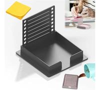 Wbietu Sticky Note Stencil Template - Organize, Plan and Create with Precision, Stencil for 3x3” Sticky Notes (Black, 1 Count)