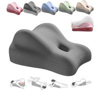 Wbietu Sweet Surrender Couples Pillow, Butt Cushion for Couples, Wedge Pillow Memory Foam, Low Profile Design, Provides Waist And Neck Support, Recovers After Impact, for Sitting and Lying (Gray)