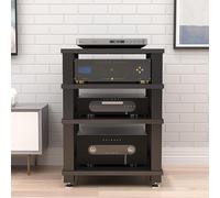 WBJGUOD Game Console & Audio Storage Multi-Shelf DVD Video Tower Modern Living Room Display Unit Stylish Solution.