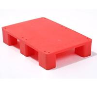 WBJGUOD Heavy-Duty Plastic Pallet Storage Rack - 80x60x12cm Red Dunnage for Warehouse Garage Kitchen -Cargofor Efficient Space Management (1pc)