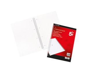 Wbnd Notebook Rld A4 Red/WHT PK10