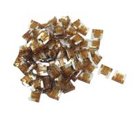 WBNFFUCYU 100 Pcs 7.5A Mini Car SUV Flat Blade Fuses Brown