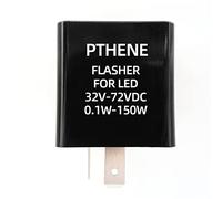 WBNFFUCYU Flasher Relay for LED 32V 48V 52V 60V 72V 2 Pin Frequency Turn Signal Indicator Moto Motorcycle Accessories