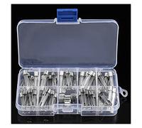 WBNFFUCYU Fuse 60 Piece/Batch Glass Tube 6x32 mm 5A 6A 8A 10A 15A 20A 25A 30A 35A