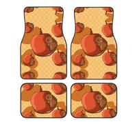 WBQLSL 4-Piece car Floor mats Set, Easy to Clean and no Fading, Keep The Interior of Your car, Truck, or Van Cute Little Hamster Clean