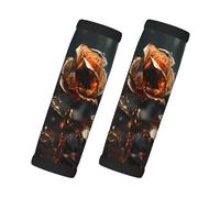 WBQLSL A golden rose Patterned Luggage Trolley Cover - Luggage Accessories