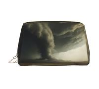 WBQLSL A Massive Tornado Leather Makeup Bag Cosmetic Storage Bag Suitable for Carrying Cosmetics with You