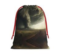 WBQLSL A massive tornado M Printed gift bags, perfect for weddings, Christmas, birthdays and anniversaries (S-L)