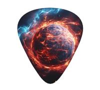 WBQLSL A meteorite on fire Guitar Picks - (Thin/Medium/Thick) Suitable for all types of string instruments,