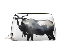 WBQLSL A Robust Antelope Leather Makeup Bag Cosmetic Storage Bag Suitable for Carrying Cosmetics with You