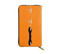 WBQLSL A Silver Spoon Printed Small Leather Clutch - 7.5x4.1 inch Wallet