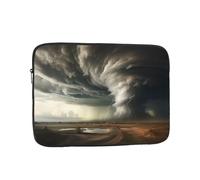 WBQLSL A tornado is coming 17 inch Printed laptop sleeve, suitable for business casual or school laptops (10-17 inches)