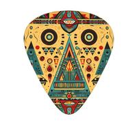 WBQLSL Abstract Architectural Patterns Guitar Picks - (Thin/Medium/Thick) Suitable for all types of string instruments,