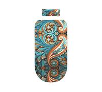 WBQLSL Abstract Art Leaf Printed Newborn Swaddle Sleeping Bag, Breathable Baby Swaddle Blanket Set