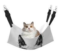 WBQLSL Abstract Dog Heads Medium Printed pet Hammock - Sleeping Hammock for Cats, Ferrets, Puppies, Rabbits, Small Animals