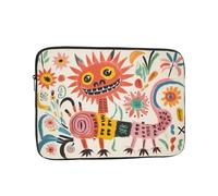 WBQLSL Abstract Dragon Doodle 17 inch Printed laptop sleeve, suitable for business casual or school laptops (10-17 inches)