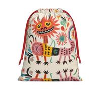 WBQLSL Abstract Dragon Doodle L Printed gift bags, perfect for weddings, Christmas, birthdays and anniversaries (S-L)