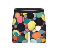 WBQLSL Abstract painting of circles Men's boxer briefs, high-elastic, breathable fabric, multiple sizes (S-2XL), Black, XXL