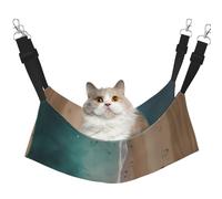 WBQLSL Aerial View of The Beach Medium Pattern pet Hammock - Sleeping Hammock for Cats, Ferrets, Puppies, Rabbits, Small Animals