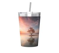WBQLSL Afterglow Insulated Straw Cup Ideal for Gym use or Carrying on The go