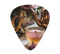 WBQLSL afternoon tea Guitar Picks - (Thin/Medium/Thick) Suitable for all types of string instruments,