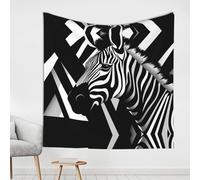 WBQLSL Agile Zebra Printed decorative tapestry, suitable for wall decoration in living rooms and bedrooms
