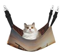 WBQLSL Aircraft in The Desert Large Printed pet Hammock - Sleeping Hammock for Cats, Ferrets, Puppies, Rabbits, Small Animals