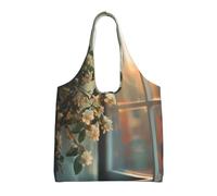 WBQLSL all lights on fire Printed women's canvas bag - casual shoulder bag + handbag dual-purpose design,