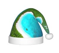 WBQLSL An island in the ocean Children's holiday Christmas hats, Christmas event stage performance holiday party scene New Year party fashion children's hats