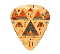 WBQLSL Ancient Wallpaper Guitar Picks - (Thin/Medium/Thick) Suitable for all types of string instruments,