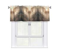 WBQLSL Angel's Feather Printed blackout curtains 54x18 inches, for simple partition curtains for doors and windows