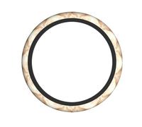 WBQLSL Angel's Wings Pattern steering wheel cover - Super non-slip grip, no stuffiness, wear-resistant and anti-aging