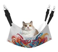 WBQLSL Angry Expression Medium Printed pet Hammock - Sleeping Hammock for Cats, Ferrets, Puppies, Rabbits, Small Animals