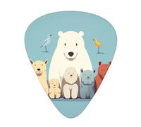 WBQLSL Animal Friends Guitar Picks - (Thin/Medium/Thick) Suitable for all types of string instruments,