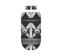 WBQLSL Architecture in black and white Printed Newborn Swaddle Sleeping Bag, Breathable Baby Swaddle Blanket Set