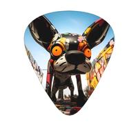 WBQLSL Art Doodle Dog Guitar Picks - (Thin/Medium/Thick) Suitable for all types of string instruments,