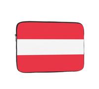 WBQLSL Austrian flag 10 inch Printed laptop sleeve, suitable for business casual or school laptops (10-17 inches)